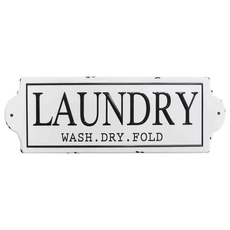 HOME ROOTS Laundry Wall DecorWhite 321329